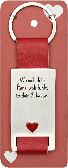 Image du produit HCA Porte-clés avec slogan - Coeur