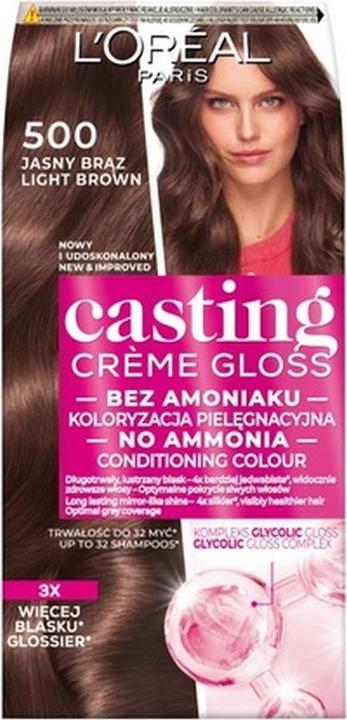 Image du produit L'Oréal Paris Crème colorée brillante No.500 brun clair (500 Marron clair)