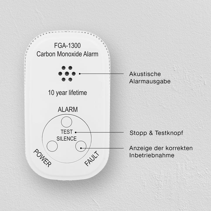Produktbild Smartwares FGA-13000 Kohlenmonoxid-Melder
