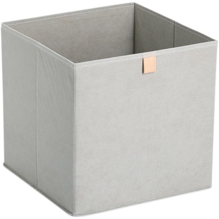 Image du produit Zeller Present Boîte de rangement non tissé gris 32x32x32 cm (32 x 32 x 32 cm, 2.39 l)