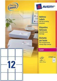 Actual product image Avery Address labels