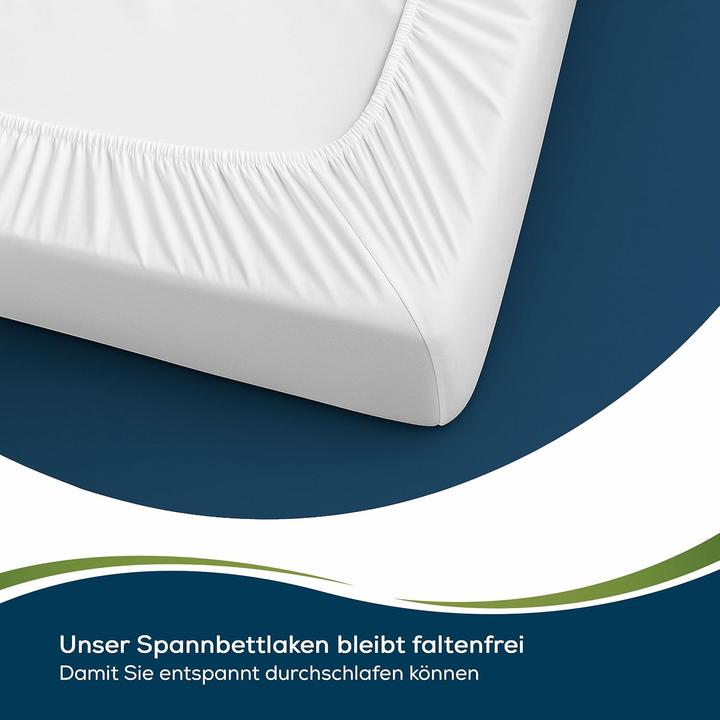 Produktbild Sensalou Wasserdichtes Spannbettlaken 80x160 cm