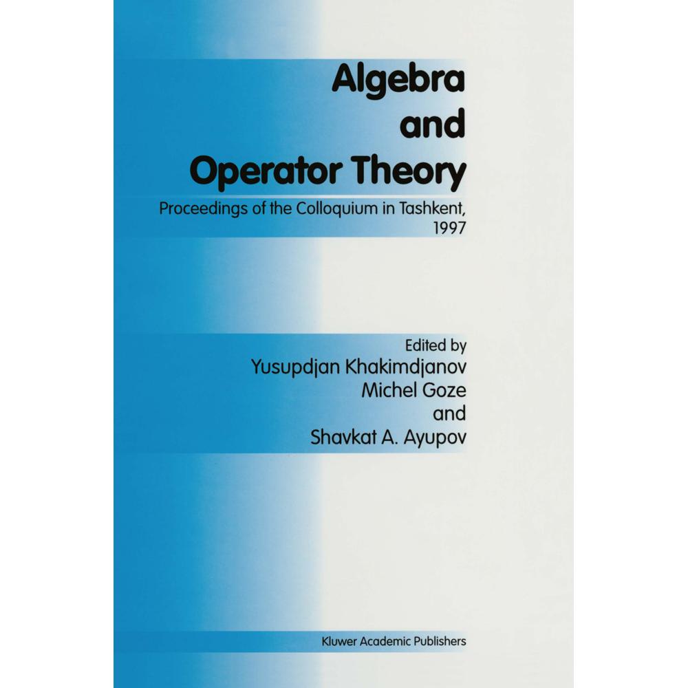 Algebra and Operator Theory, Fachbücher