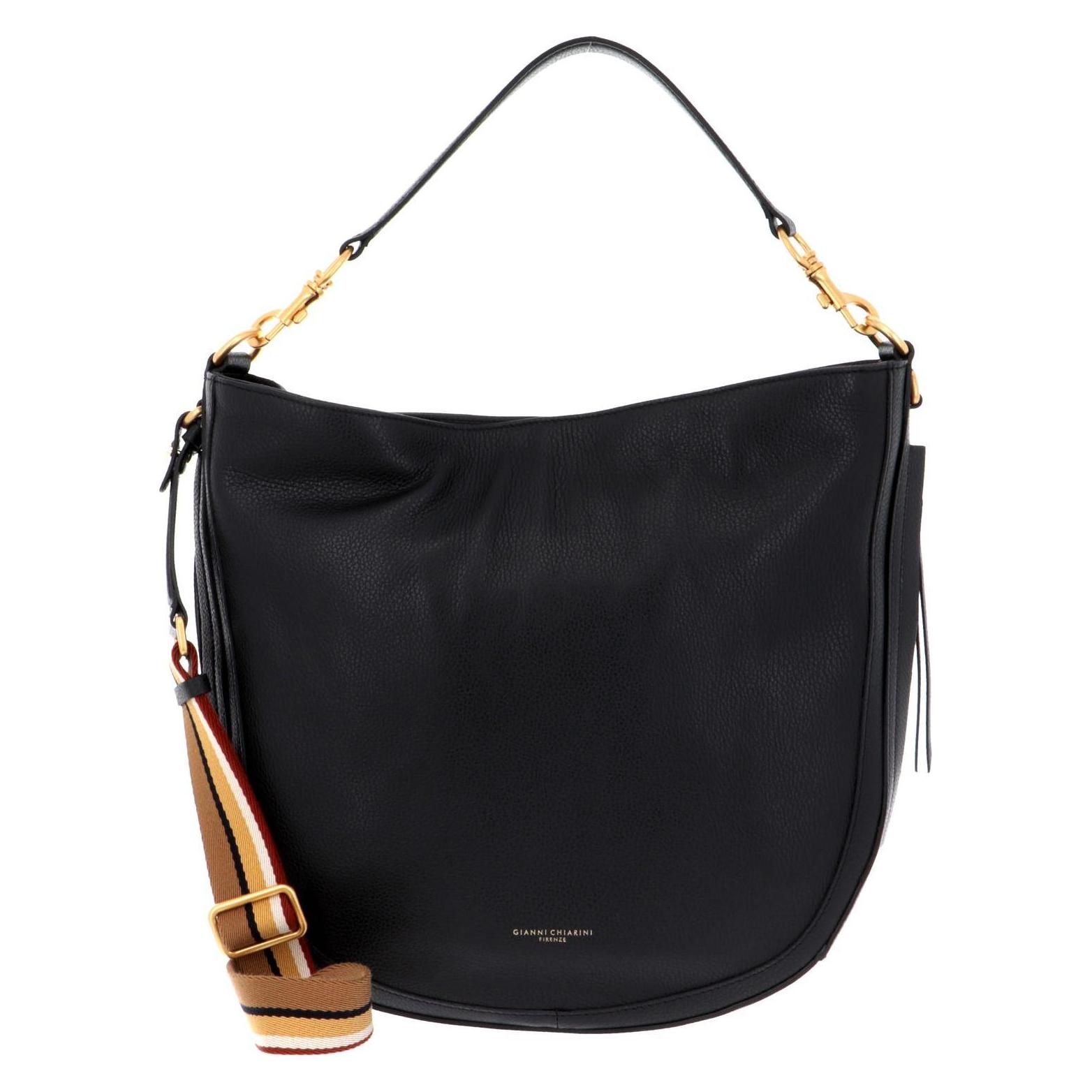 Gianni Chiarini, Damen, Handtasche, Iris Shoulderbag, Schwarz