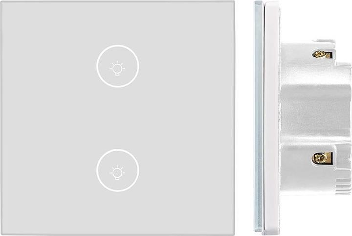Produktbild Luminea 2er-Set Touch-Doppel-Lichttaster