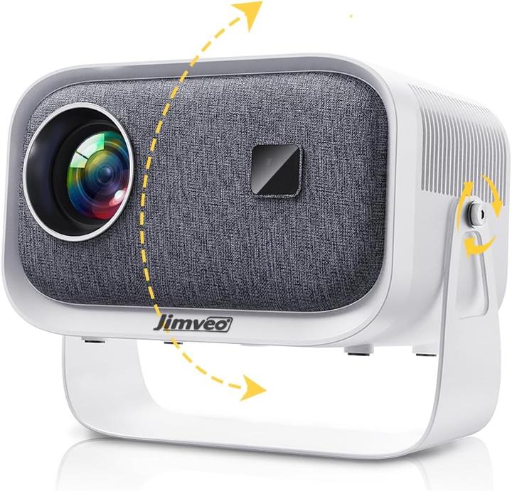 Jimveo - Mini proiettore WiFi 7500 lumen, supportato
