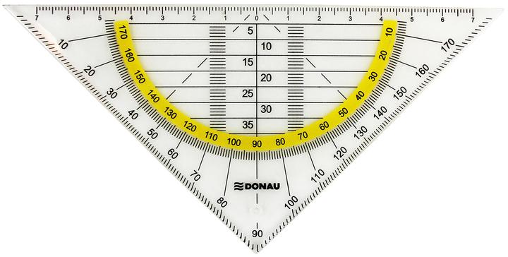 Produktbild Donau Geodreieck 16 cm (16 cm, Kunststoff)