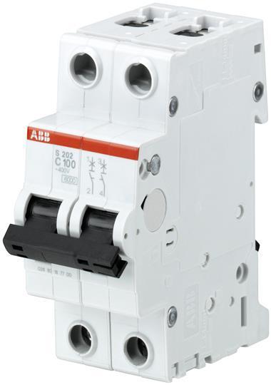 Actual product image ABB S202-B80 Automatic circuit breaker B-Char., 6kA, 2CDS252001R0805