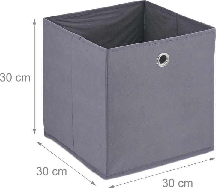 Actual product image Relaxdays 4x storage box (30 cm, 4x)