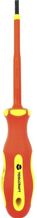 Actual product image Toolcraft VDE Screwdriver Slotted SL5.5 125mm (Slotted screws)