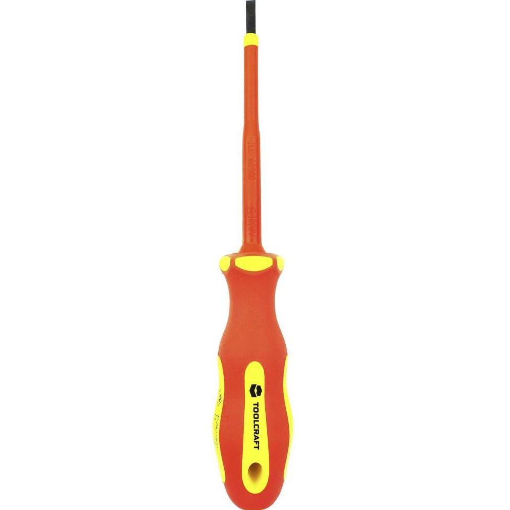 Thumbnail - Toolcraft, Schraubenzieher, VDE Schraubendreher Slotted SL5.5 125mm (Schlitzschrauben)