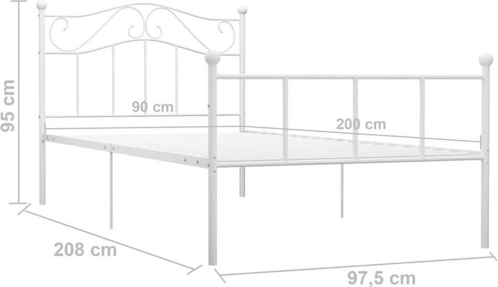 Image du produit vidaXL Bettgestell (140 x 200 cm)