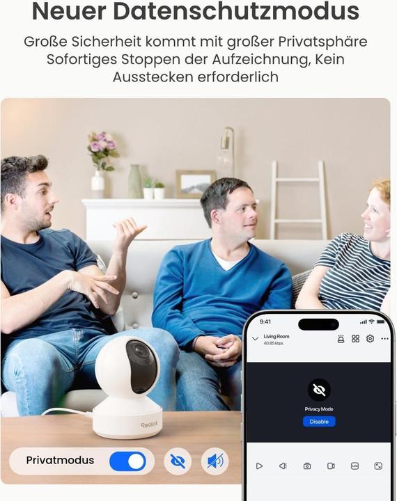 Produktbild Reolink E Series E340 WiFi-Indoor (3840 x 2160 Pixels)