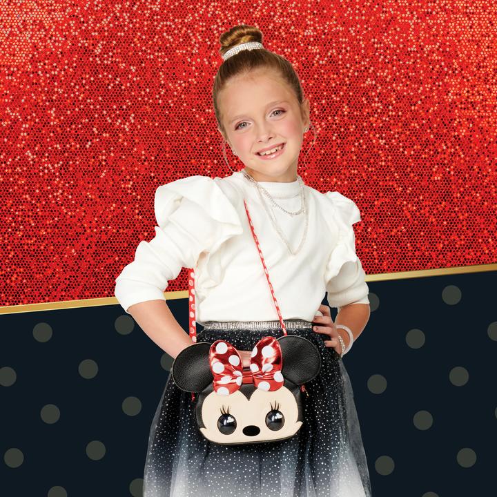 Productafbeelding Spin Master Purse Pets, Disney Minnie Mouse, giocattolo interattivo e borsetta con oltre 30 suoni e reazioni, bo