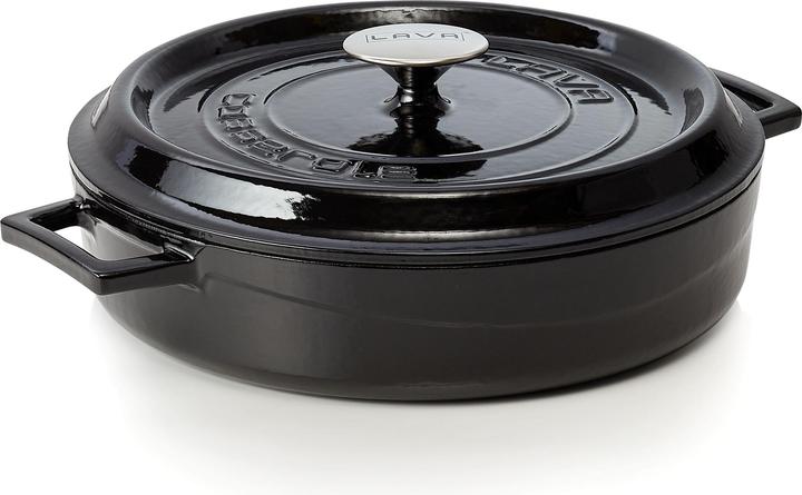 Produktbild la.va Casseroles round, emaillierter Bräter, Gusseisen (Gusseisen, 29 x 6.50 cm)