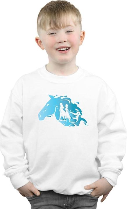 Actual product image Disney Boys Frozen 2 Nokk Silhouette Sweatshirt (140, 146)