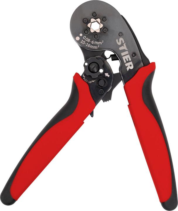 Image du produit Stier Pince à sertir pour embouts de câbles, sertissage hexagonal 16 mm² (185 mm)