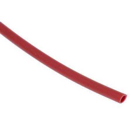 Rs Pro, Kabelschutz + Kabelführung, Kabelschlauch Rot PVC für Kabel-Ø 2mm, Länge 50m (Kabeldurchlass, 50000 mm)