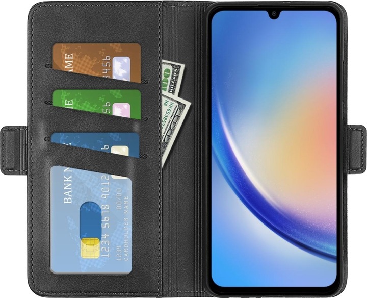 Screenguard CardLounge Custodia in pelle per Samsung Galaxy A34 5G (Samsung Galaxy A34 5G)