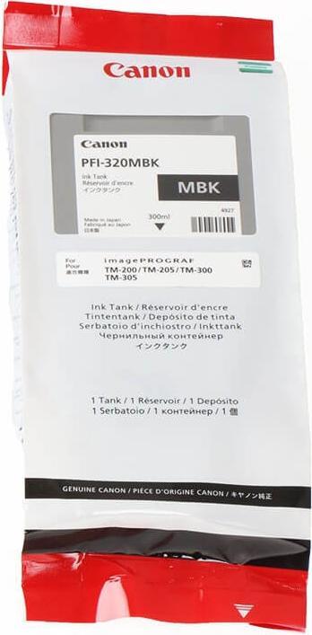 Energie-Label Canon Tintenpatrone matte black PFI-320MBK iPF TM 200/305 300ml (BK)