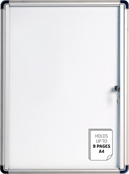 Bi-Office Vitrine d'affichage intérieure Enclore, 9 x A4