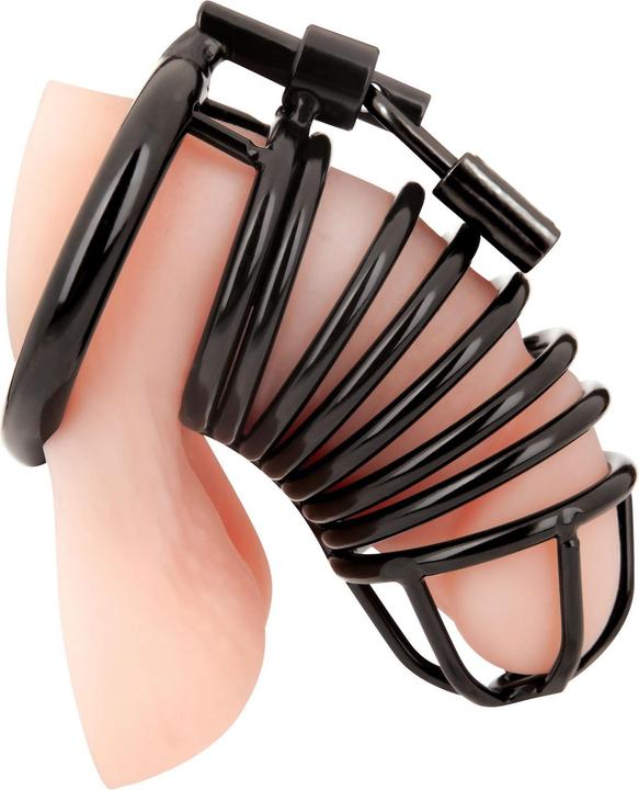 Blue Line Gabbia di castità deluxe di C&B GEAR - Nero