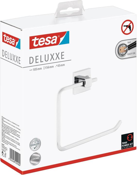 Actual product image tesa DELUXXE Towel ring incl. adhesive solution without drilling