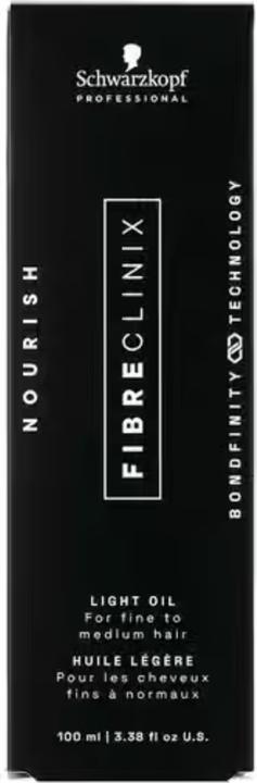 Actual product image Schwarzkopf Fibre Clinix - Light Oil (100 ml)