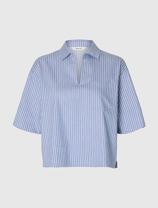 Immagine prodotto Selected Baumwollmix Oberteil mit V-Ausschnitt (34)