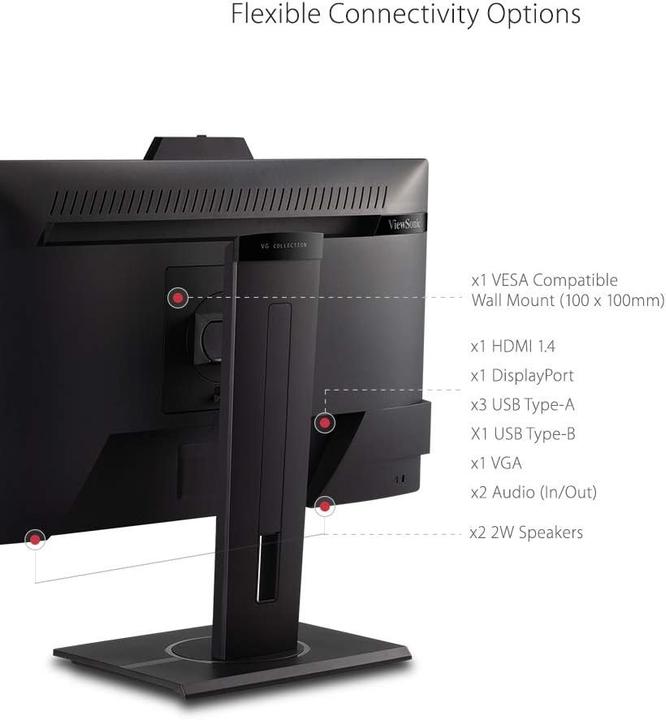 Produktbild Viewsonic VG2440V - LED-Monitor - 61 cm (24") (1920 x 1080 Pixel, 23.80")