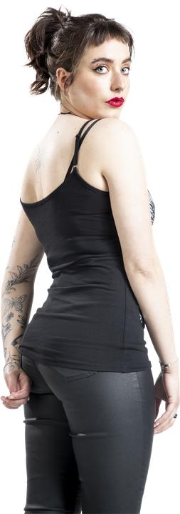 Produktbild Black Premium Tank-Top with Raven Frontprint (S)