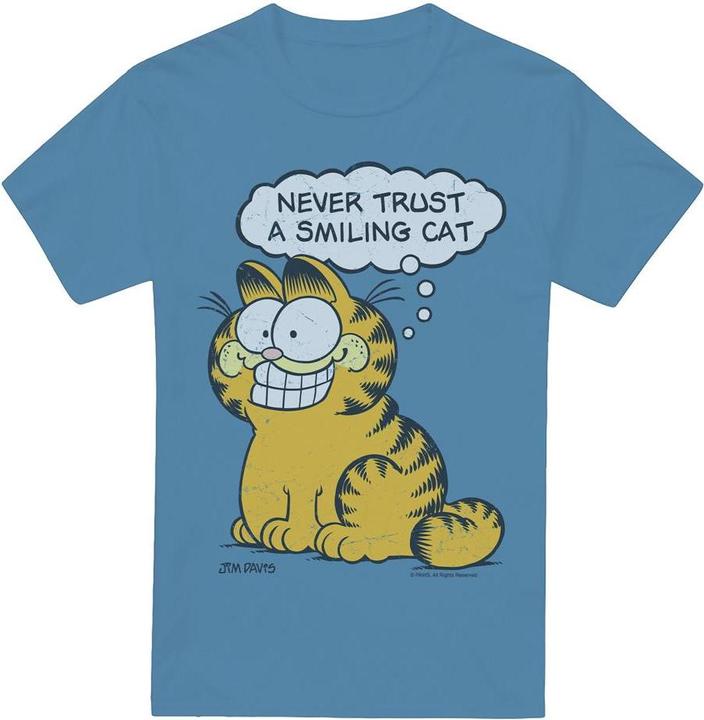 Immagine prodotto Garfield Maglietta Gatto Sorridente Uomo (S)