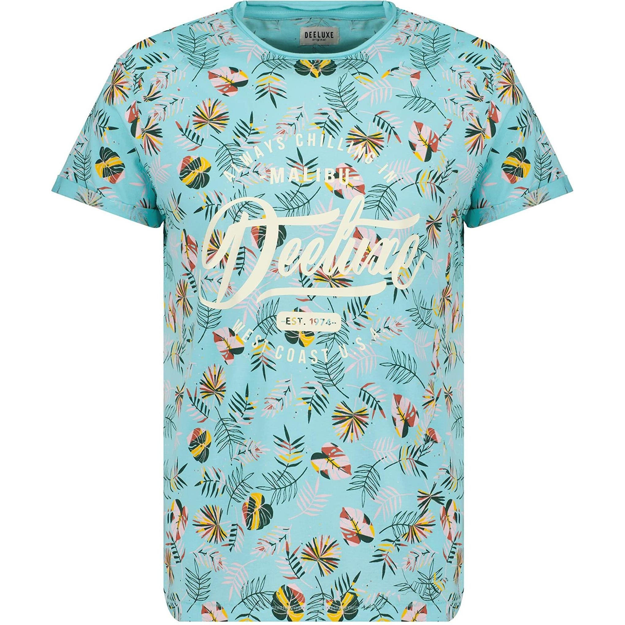 Deeluxe, Herren, Shirt, t-shirt, Blau, (M)