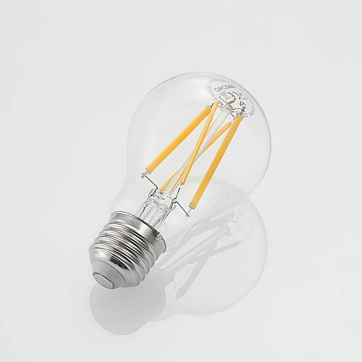 Actual product image Arcchio LED Lamp E27 8W 2,700K Filament, Dimmable, Clear (E27, 8 W, 980 lm, 1 x, E)