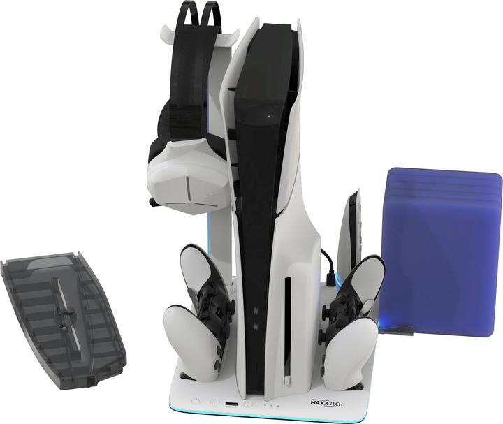 Actual product image Maxx Tech PS5 DLX / LED multifunctional charging station (PS5)