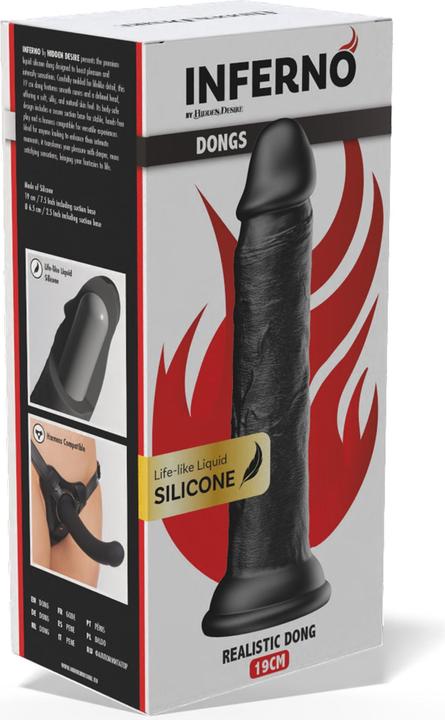 Produktbild Hidden Desire Realistic Dong Liquid Silicone 19 cm