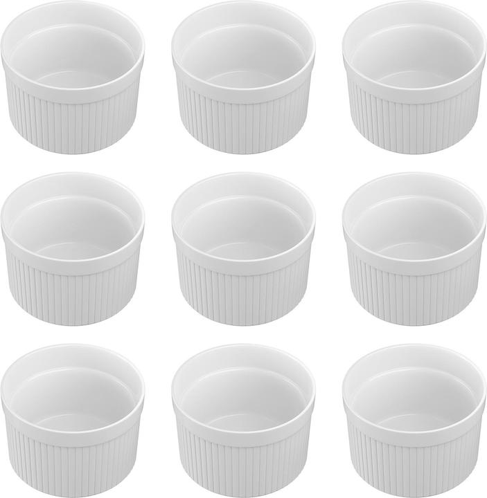 Intirilife 6-teiliges Set Souffléformen Auflaufförmchen