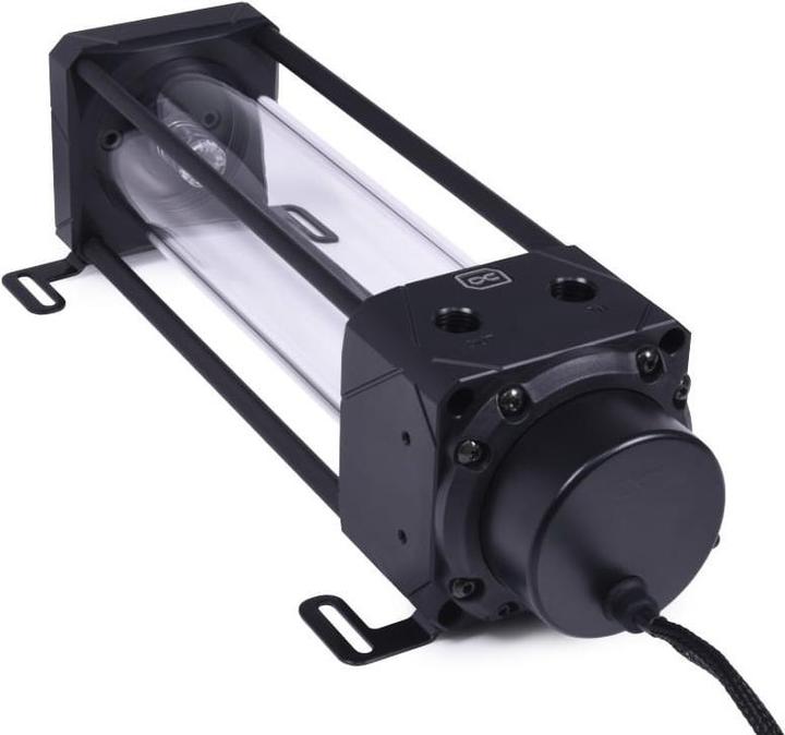 Produktbild Alphacool Eisbecher Aurora D5 Acetal/Glas - 250mm inkl. VPP Apex D5