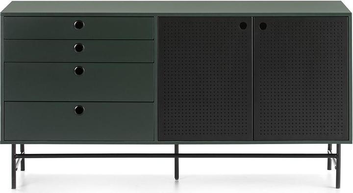 Actual product image Teulat Sideboard Punto Dark Green 150 x 77 cm