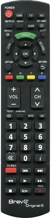 Image du produit Bravo ORIGINAL 5 (PANASONIC) (Télécommande spécifique à l'appareil, Infrarouge)