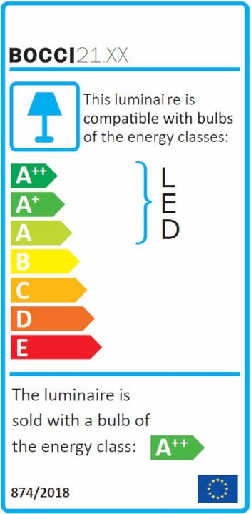 Label énergétique Bocci 21.1 Shallow