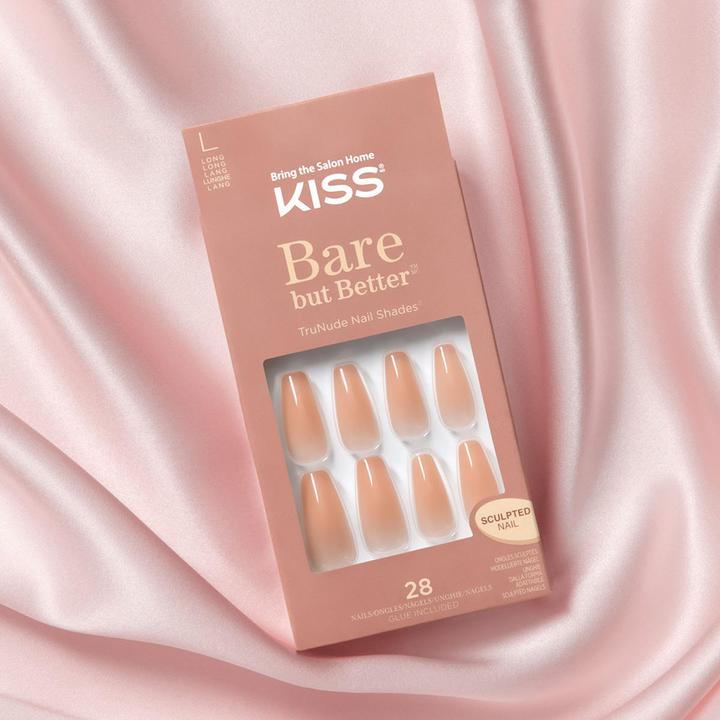 Image du produit KISS Bare but Better (Ongles artificiels, Drame nu)