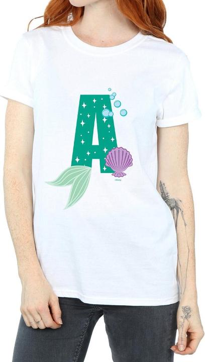 Immagine prodotto Disney Alphabet A Is For Ariel Maglietta Ampia Donna (L)