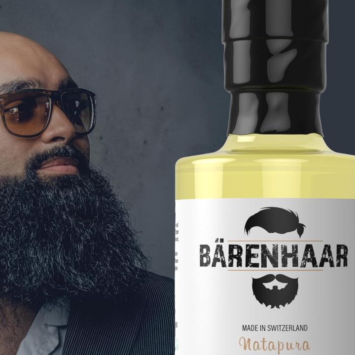 Produktbild Natapura Bärenhaar - Bio Rizinusöl & Bio Japanische Minze (100 ml)