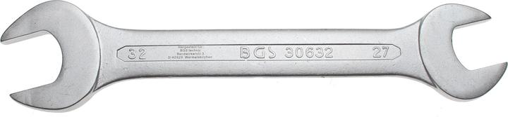 Actual product image BGS Double Open End Spanner 27 x 32 mm (27 mm, 32 mm)