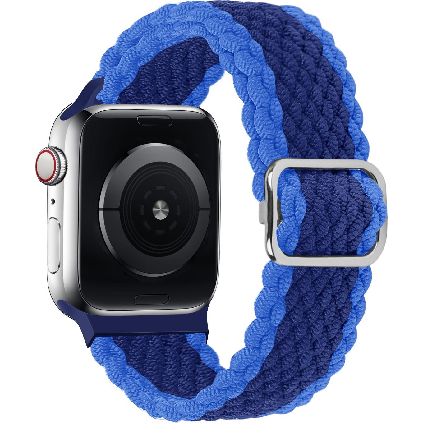 Thumbnail - Strap-it Nylonarmband (Nylon, Apple Watch), Uhrenarmband, Blau