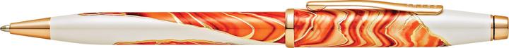 Productafbeelding Cross Twist action biros Wanderlust Antelope Canyon geschenkverpakking (Witte lak, Oranje met roségouden applicaties, 1 x)