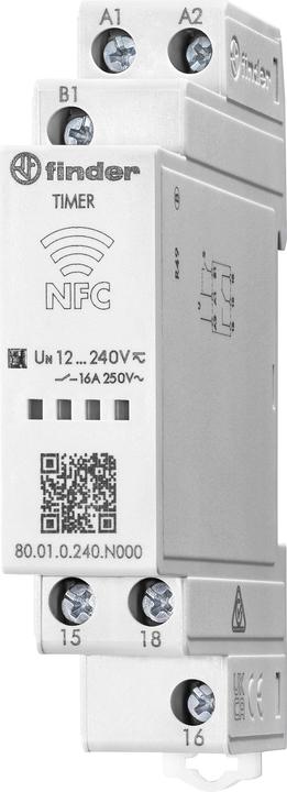 Produktbild Finder Zeitrelais 80.01.0.240.N000 Programmierbar über NFC Multifunktion