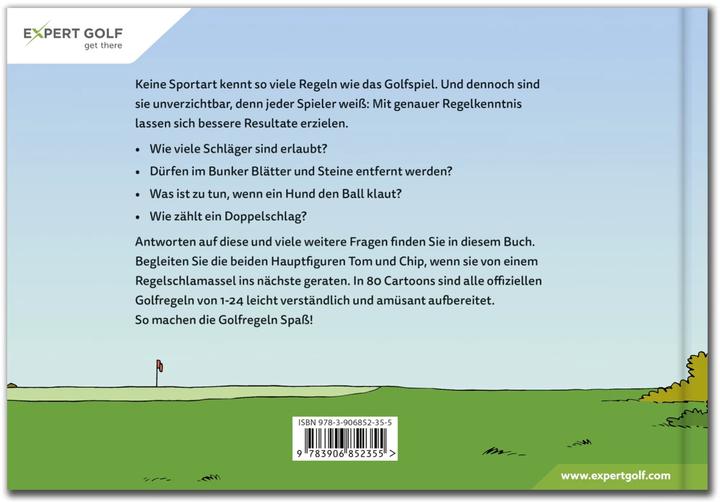 Immagine prodotto Golfregel-Cartoons mit Tom & Chip (Tedesco, Michael Weinhaus, Dusan Reljic, Yves C. Suono che, 2022)