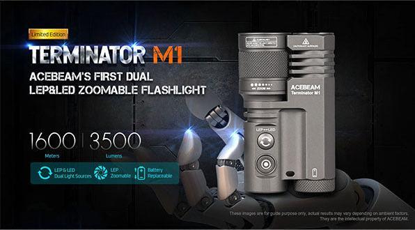 Actual product image AceBeam Terminator M1 Dual Head (10.40 cm, 3500 lm)